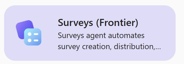 Surveys Agent dans Microsoft 365 Copilot : l’IA au service de vos enquêtes
